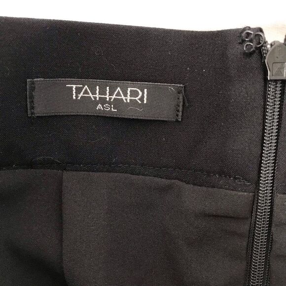 Tahari ASL navy/black Jody pencil skirt size 2 - Picture 6 of 9